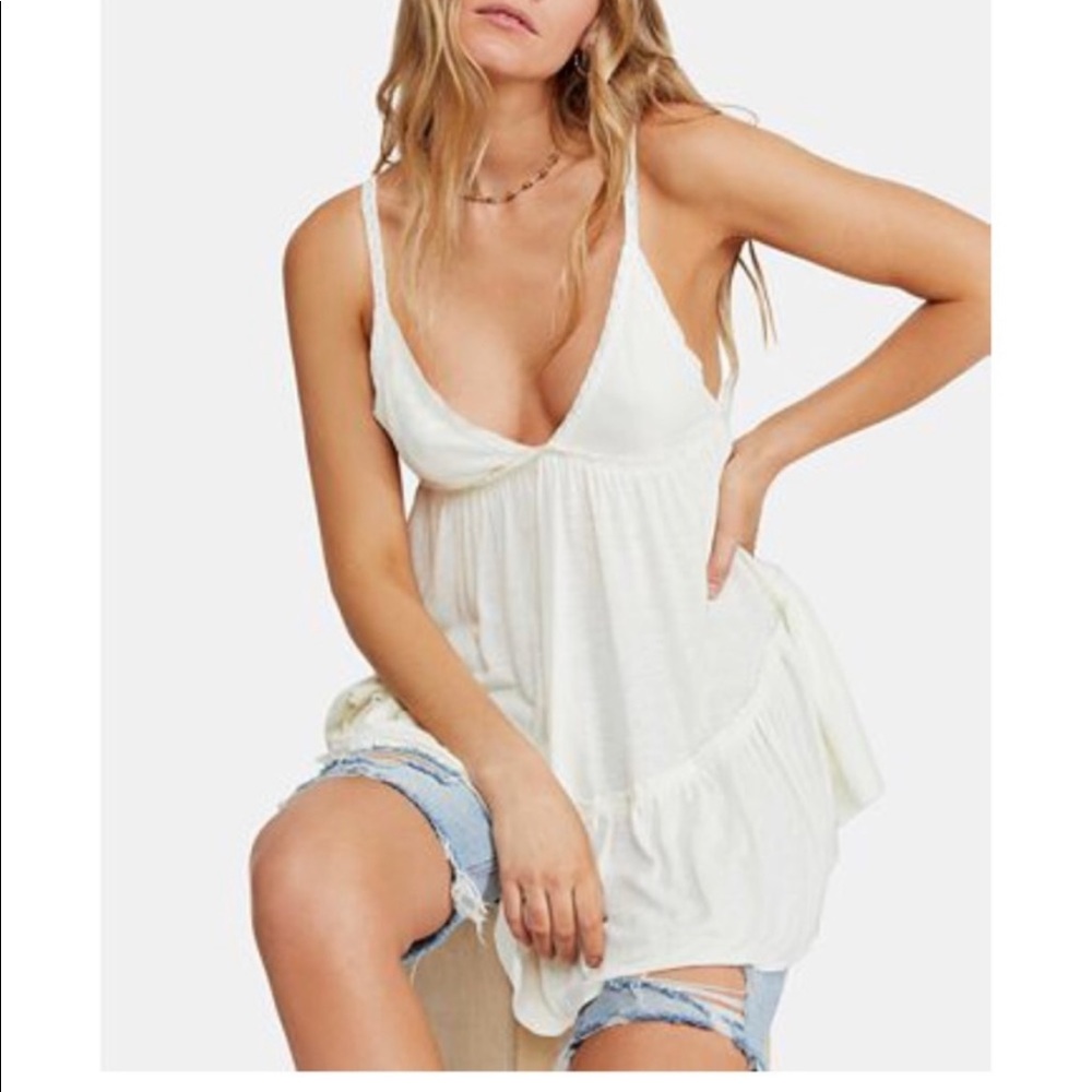 NWT free people babydoll top !